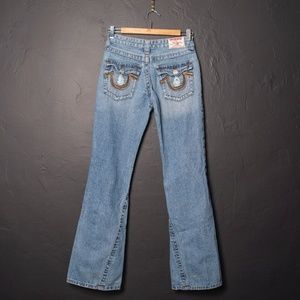 True Religion Joey Big T Rainbow Pocket Jeans 27 (fit closer to a 25)